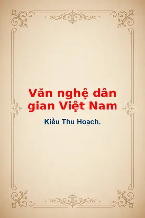 Ảnh bìa của Văn nghệ dân gian Việt Nam