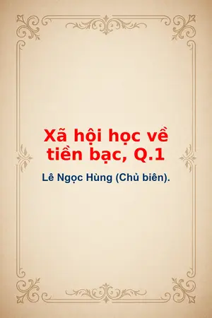 Ảnh bìa của Xã hội học về tiền bạc Q1