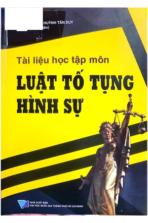 Ảnh bìa của Tài liệu học tập môn Luật Tố tụng hình sự