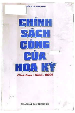 Ảnh bìa của Chính sách công của Hoa Kỳ giai đoạn 1935 - 2001