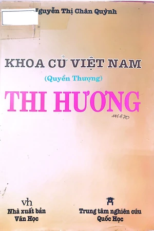Ảnh bìa của Khoa cử Việt Nam (Quyển thượng) Thi hương