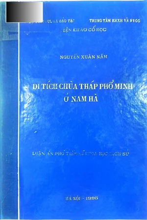 Ảnh bìa của Luận án Di tích chùa Phổ Minh ở Nam Hà