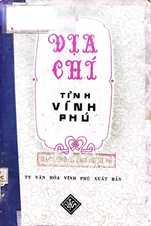 Ảnh bìa của Địa chí Vĩnh Phú