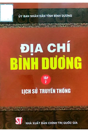 Ảnh bìa của Địa chí Bình Dương tập 2 Lịch sử truyền thống