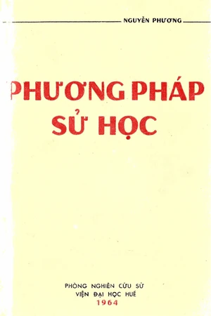 Ảnh bìa của Phương pháp sử học