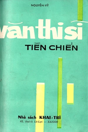Ảnh bìa của Văn thi sĩ tiền chiến