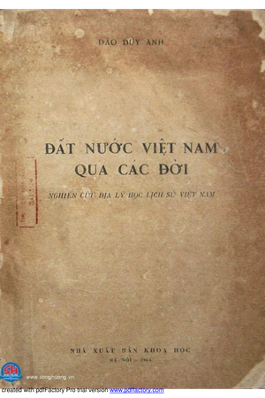 Ảnh bìa của Đất nước Việt Nam qua các đời