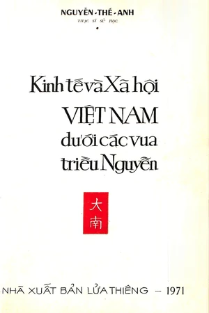Ảnh bìa của Kinh tế và xã hội Việt Nam dưới Triều Nguyễn