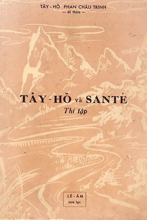 Ảnh bìa của Tây hồ và Sante thi tập