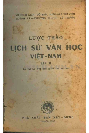 Ảnh bìa của Lược thảo lịch sử văn học Việt Nam - Tập 2