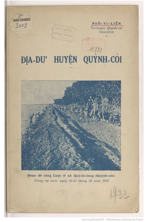 Ảnh bìa của Địa dư huyện Quỳnh Côi