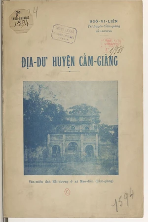 Ảnh bìa của Địa dư huyện Cẩm Giàng