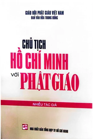 Ảnh bìa của Chủ tịch Hồ Chí Minh với Phật giáo