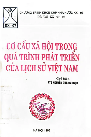 Ảnh bìa của Cơ cấu xã hội trong quá trình phát triển của lịch sử Việt Nam