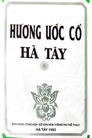 Ảnh bìa của Hương ước cổ Hà Tây