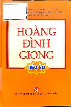 Ảnh bìa của Hoàng Đình Giong tiểu sử