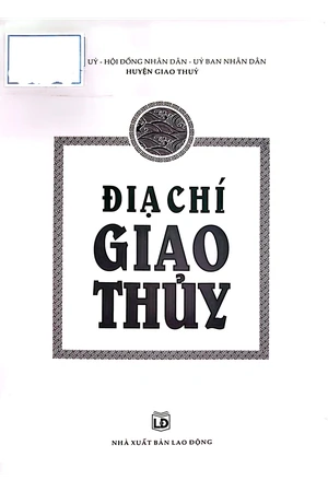 Ảnh bìa của Địa chí Giao Thủy