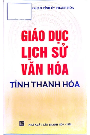 Ảnh bìa của Giáo dục lịch sử văn hóa tỉnh Thanh Hóa