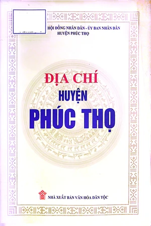 Ảnh bìa của Địa chí huyện Phúc Thọ