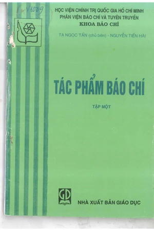 Ảnh bìa của Tác phẩm báo chí (tập 1)