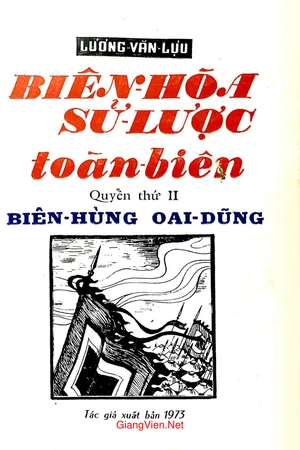 Ảnh bìa của Biên Hòa sử lược toàn biên. Quyển 2 Biên hùng oai dũng