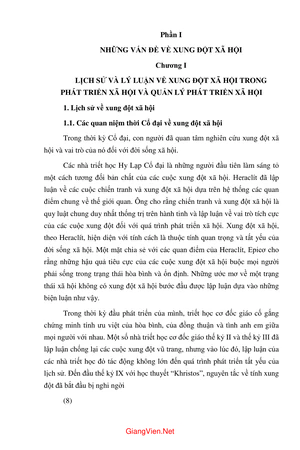 Ảnh bìa của Xung đột xã hội và đồng thuận xã hội trong quá trình phát triển xã hội và quản lý phát triển xã hội Cơ sở lý luận và thực tiễn