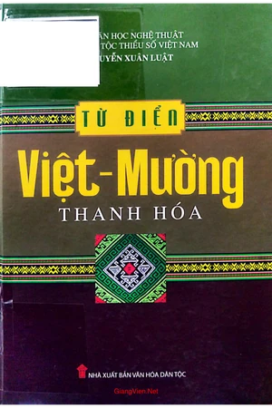 Ảnh bìa của Từ điển Việt Mường Thanh Hóa