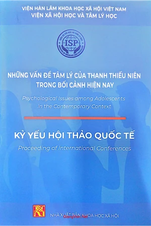 Ảnh bìa của Kỷ yếu Hội thảo quốc tế Những vấn đề tâm lý của thanh thiếu niên trong bối cảnh hiện nay