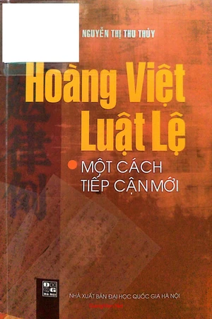 Ảnh bìa của Hoàng Việt luật lệ một cách tiếp cận mới
