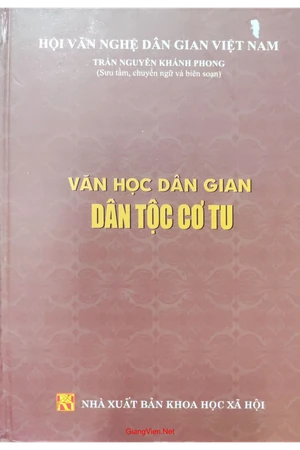 Ảnh bìa của Văn học dân gian Cơ tu