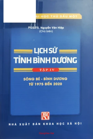 Ảnh bìa của Lịch sử tỉnh Bình Dương, tập 4, sông Bé Bình Dương từ 1075 đến 2020