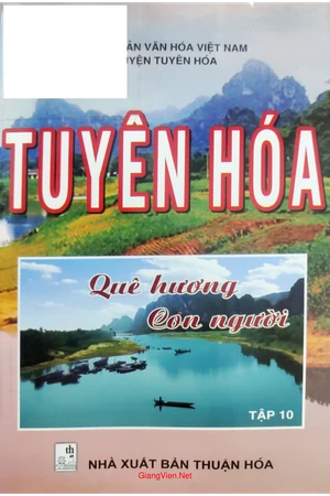 Ảnh bìa của Tuyên Hóa quê hương, con người