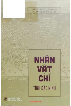 Ảnh bìa của Nhân vật chí tỉnh Bắc Ninh