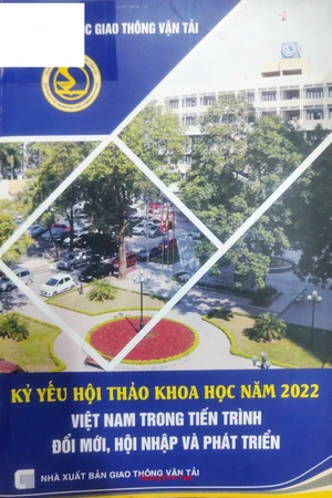 Ảnh bìa của Kỷ yếu Hội thảo khoa học Việt Nam trong tiến trình đổi mới, hội nhập, phát triển năm 2022