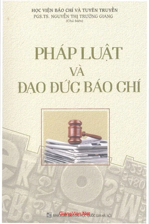 Ảnh bìa của Pháp luật và đạo đức báo chí
