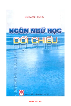 Ảnh bìa của Ngôn ngữ học đối chiếu (tác giả Bùi Mạnh Hùng)