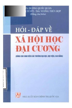 Ảnh bìa của Hỏi đáp về xã hội học đại cương