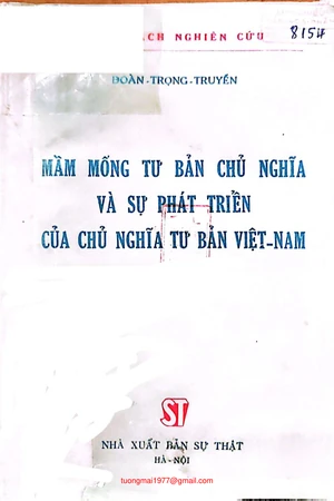 Ảnh bìa của Mầm mống Tư bản chủ nghĩa và sự phát triển của chủ nghĩa Tư bản Việt Nam