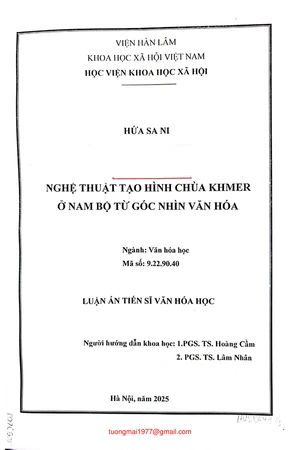 Ảnh bìa của Nghệ thuật tạo hình chùa Khmer ở Nam bộ từ góc nhìn văn hóa