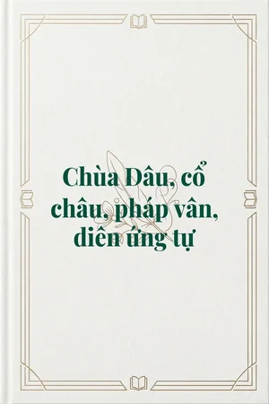 Ảnh bìa của Chùa Dâu, cổ châu, pháp vân, diên ứng tự