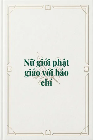Ảnh bìa của Nữ giới phật giáo với báo chí
