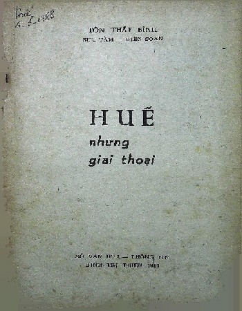 Huế Và Những Giai Thoại - Tôn Thất Bình