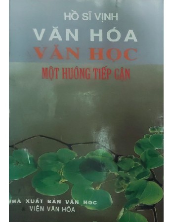 Văn hóa văn học một hướng tiếp cận