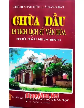 Chùa Dầu di tích lịch văn hóa phủ dầu Ninh Bình
