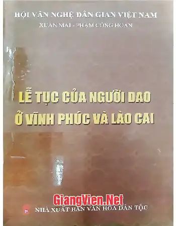 Lễ tục của người Dao ở Vĩnh Phúc và Lào Cai
