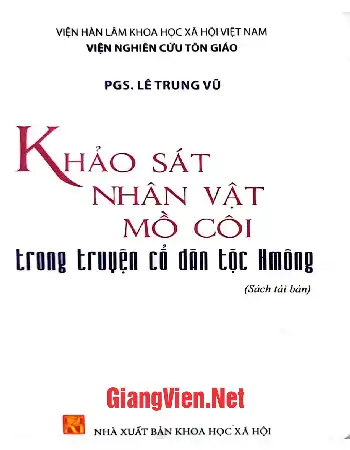 Khảo sát nhân vật mồ côi trong truyện cổ dân tộc Hmông