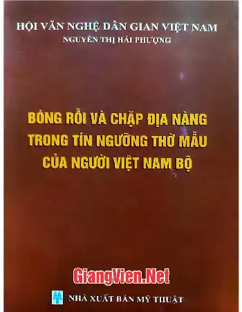 Bóng Rỗi và Chặp Địa Đàng trong tín ngưỡng thờ Mẫu của người Việt Nam Bộ