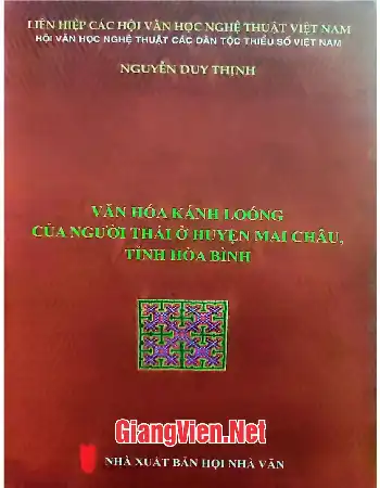 Văn hóa Kánh Loóng của người Thái ở huyện Mai Châu, tỉnh Hòa Bình