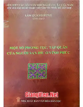 Một số phong tục tập quán của người Sáng Dìu ở Vĩnh Phúc