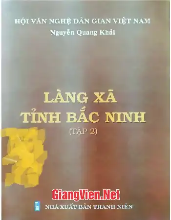 Làng xã tỉnh Bắc Ninh tập 2